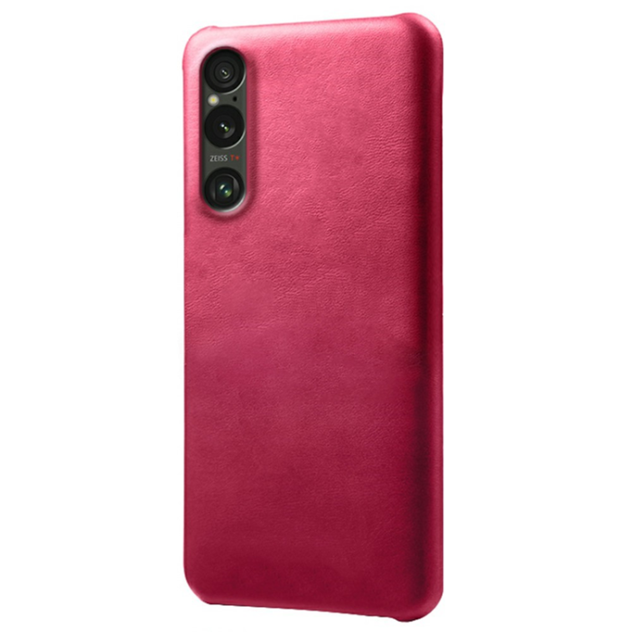 A-One Brand - Sony Xperia 1 VII Mobilskal Calfskin Texture PU-Läder - Rosa