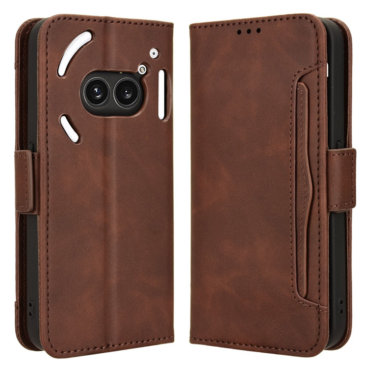 Nothing Phone (2a) Plus/(2a) Plånboksfodral Läder - Brun | 2353 | AlltMobil
