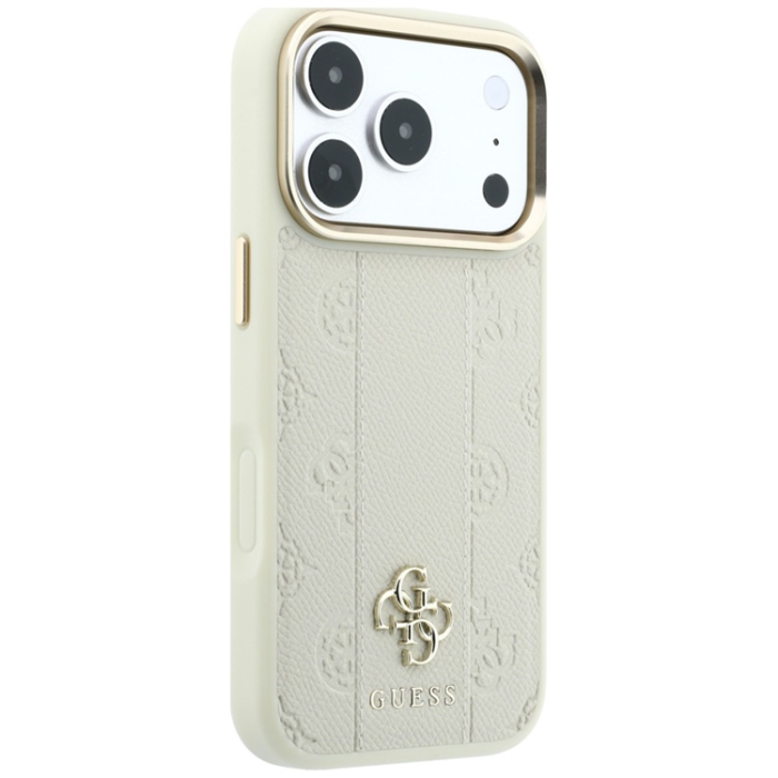 Guess - Guess Mobilskal För iPhone 18 Pro/17 Pro Magsafe Stripe Peony 4G Logo