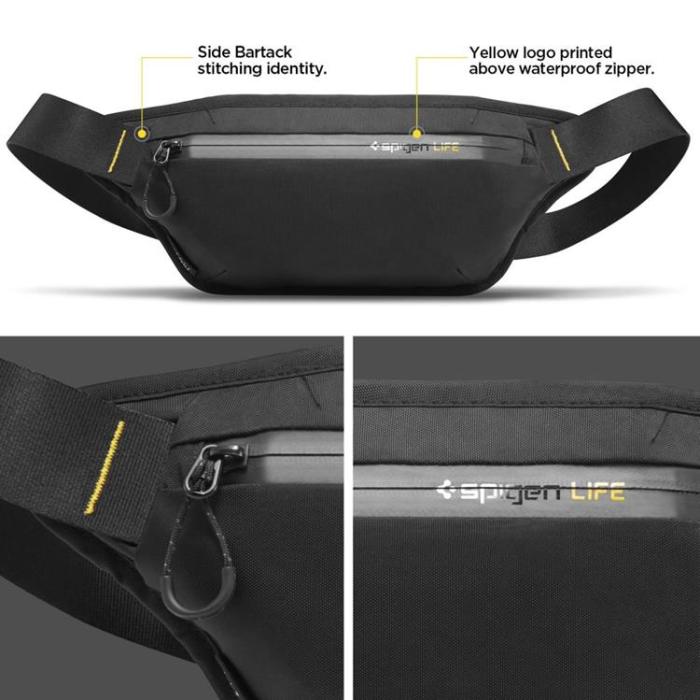 UTGATT - Spigen Midjeväska Klasden KD411 - Svart