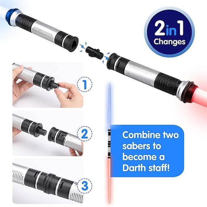 A-One Brand - 1-Pack Space Lasersvärd - infällbar - Flerfärgad