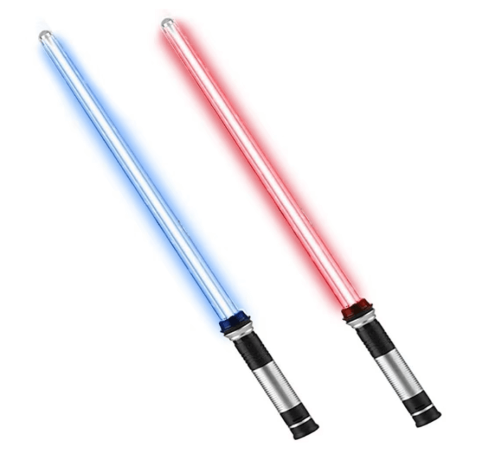 A-One Brand - 1-Pack Space Lasersvärd - infällbar - Flerfärgad