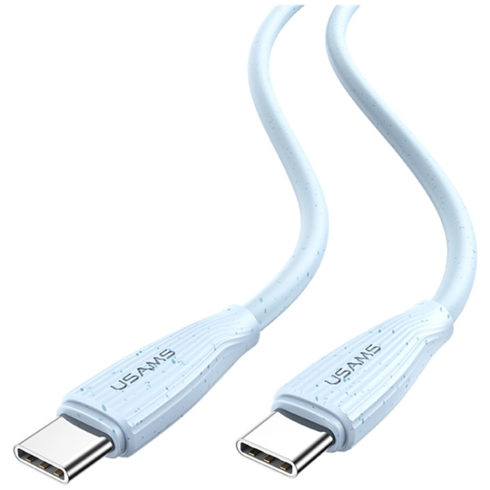 USAMS - Usams USB-C till USB-C Kabel 1m Green Series - Rosa