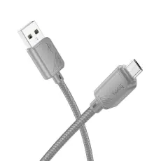 Hoco - HOCO USB-A till Micro-USB Kabel 2.4A X113 1 m - Gr&aring;