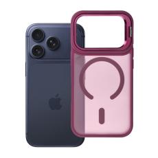 Forcell - Forcell Mobilskal F&ouml;r iPhone 18 Pro Max/17 Pro Max Magsafe Shadow - Cherry