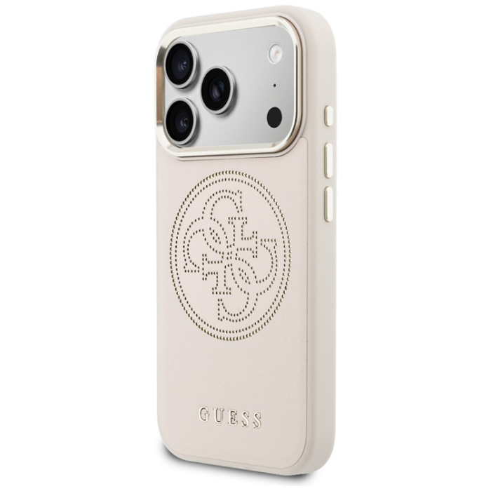 Guess - Guess Mobilskal För iPhone 17 Pro Max MagSafe Perforated 4G - Rosa