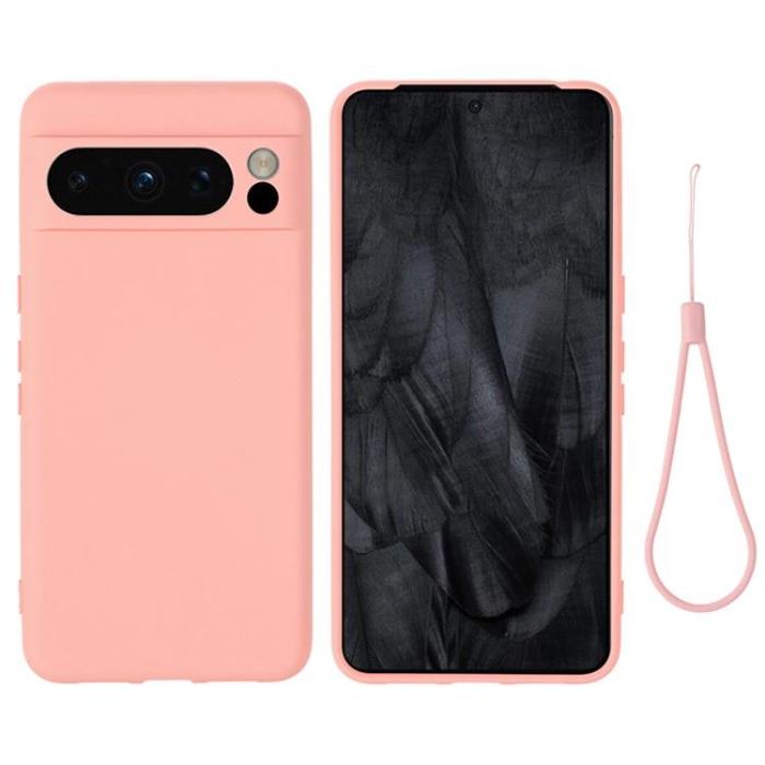 OEM - Google Pixel 8 Pro Mobilskal Liquid Silikon - Rosa