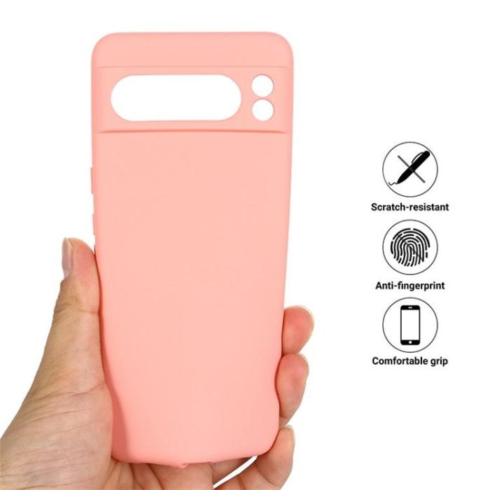 OEM - Google Pixel 8 Pro Mobilskal Liquid Silikon - Rosa
