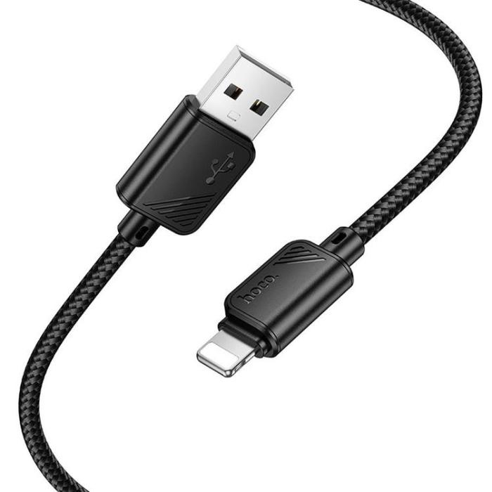Hoco - HOCO USB-A - Lightning 2.4A Kabel 1m X113 - Svart