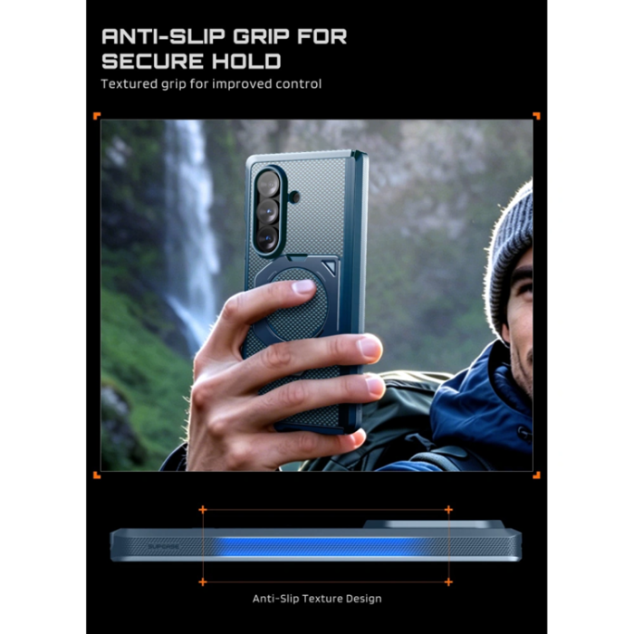 SupCase - SupCase Mobilskal För Galaxy Z Fold 8 Ultra MagSafe UB Aero 2-Set - Blå