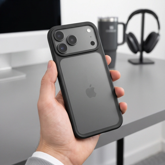 Tech-Protect - Tech-Protect Mobilskal För iPhone 18 Pro Max Magmat - Matte Svart