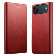 SUTENI - SUTENI iPhone 17 Air Plånboksfodral PU Läder - Röd