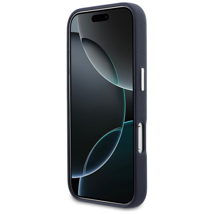 KARL LAGERFELD - Karl Lagerfeld Mobilskal För iPhone 17 Pro Max MagSafe Karl Head Logo - Blå