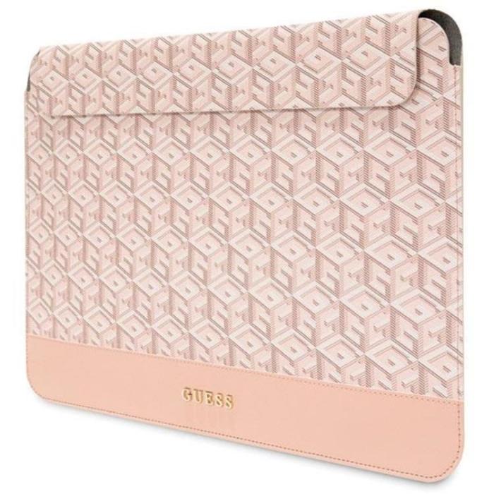 Guess - Guess Datorfodral 14'' GCube Stripes - Rosa