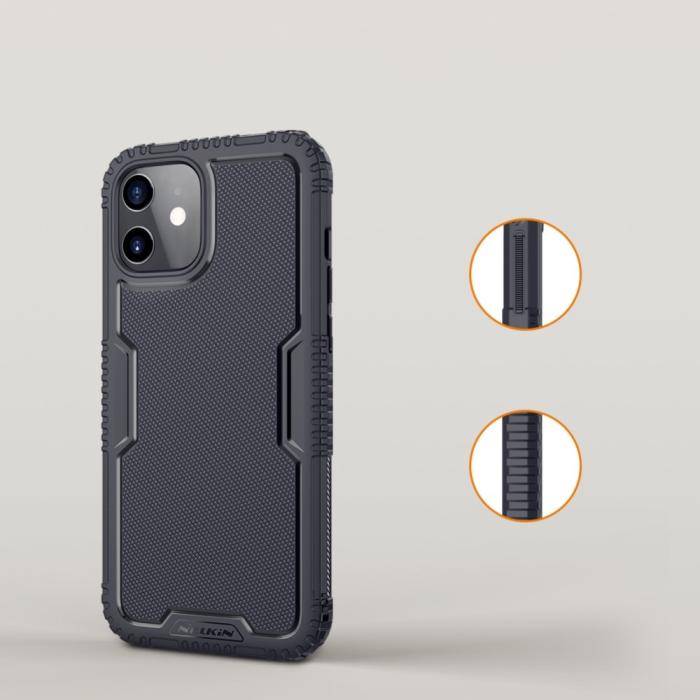 Nillkin - Nillkin Tactics Skal till iPhone 12 Mini - Svart