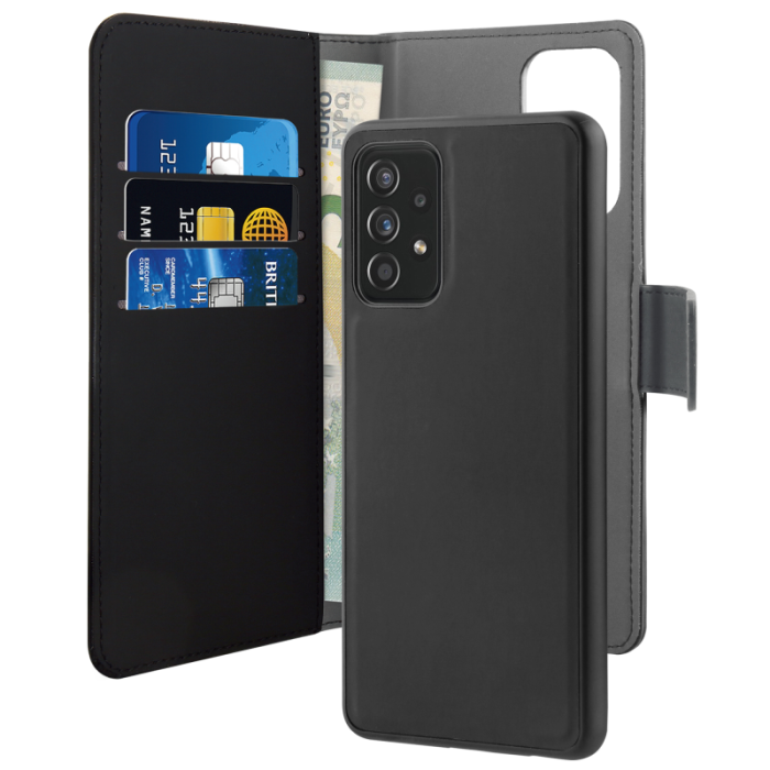 UTGATT1 - Puro – Detachable Plånboksfodral Samsung Galaxy A72 5G - Svart
