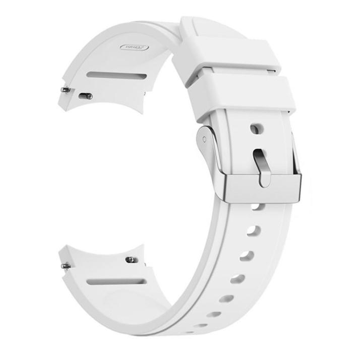 OEM - Galaxy Watch 6 (44mm) Armband Silikon - Vit