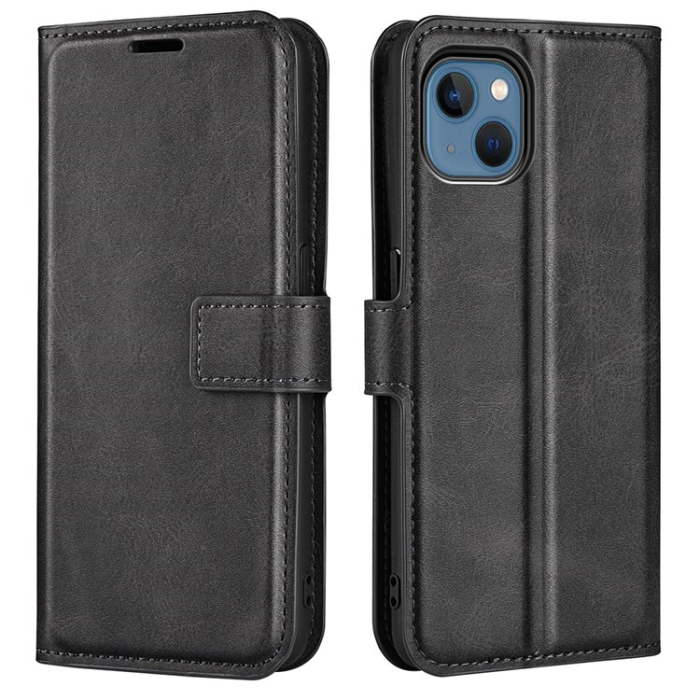 A-One Brand - iPhone 13 Plånboksfodral Flip Folio Kickstand - Svart