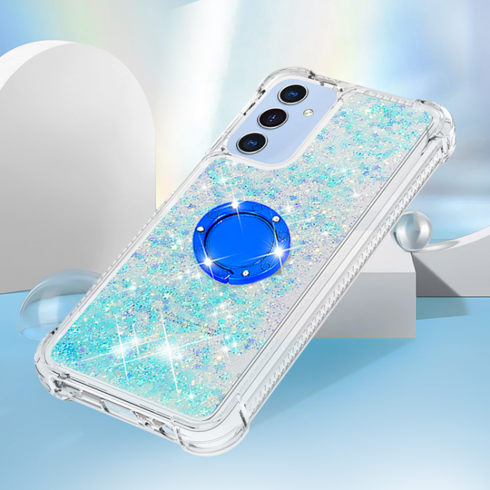 A-One Brand - Galaxy A17/A26 Mobilskal Kickstand Quicksand TPU - Blå