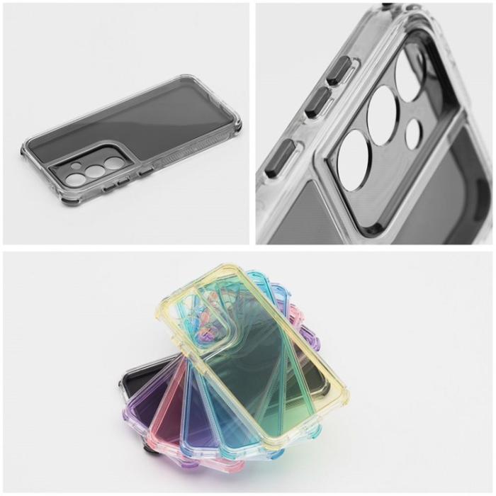 OEM - Galaxy S24 FE Mobilskal Matrix Clear - Svart