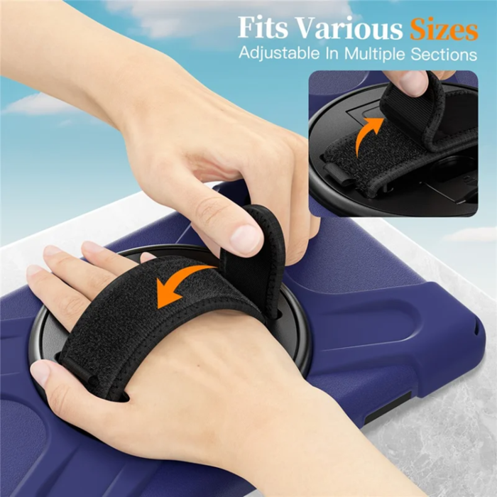 A-One Brand - Galaxy Tab A11 Mobilskal Kickstand Silikon Axelrem