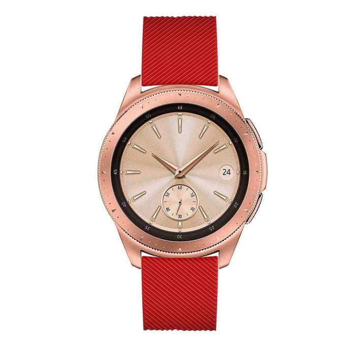 UTGATT5 - Tech-Protect Smoothband Samsung Galaxy Watch 42Mm Röd