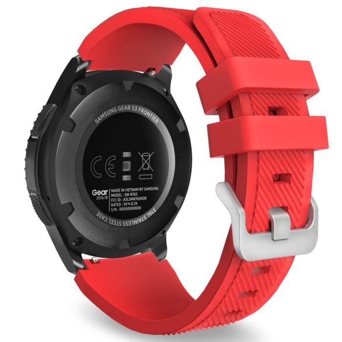UTGATT1 - Tech-Protect Smoothband Samsung Galaxy Watch 46Mm Röd