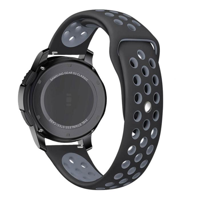 UTGATT5 - Tech-Protect Softband Samsung Galaxy Watch 46Mm Svart / Grå