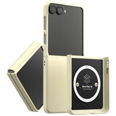 Araree - Araree Galaxy Z Flip 7 Mobilskal MagSafe Qi2 Aero Flex M - Cream