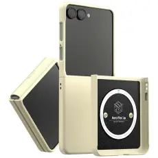 Araree - Araree Galaxy Z Flip 7 Mobilskal MagSafe Qi2 Aero Flex M - Cream