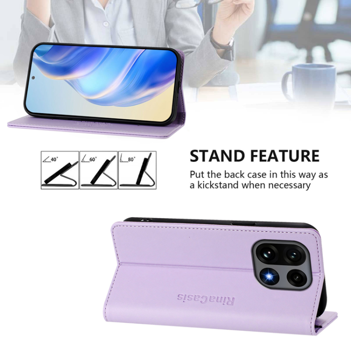 A-One Brand - OnePlus 15 Plånboksfodral Rinacasis RFID-Skydd Konstläder