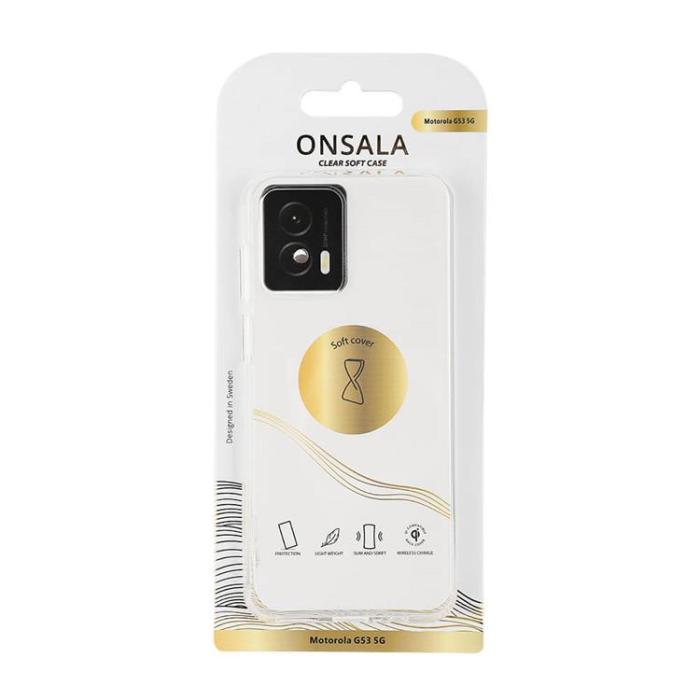 Onsala - Onsala Motorola Moto G53 5G Mobilskal TPU - Transparent