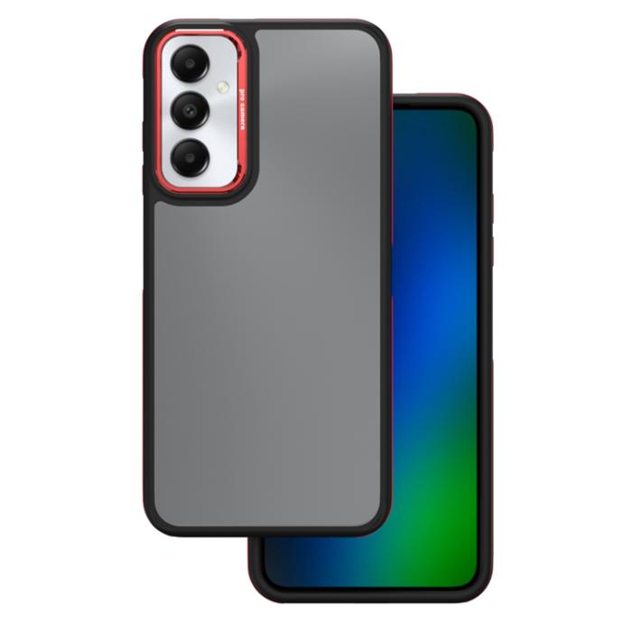 OEM - Galaxy A16 Mobilskal Crystal Black - Röd