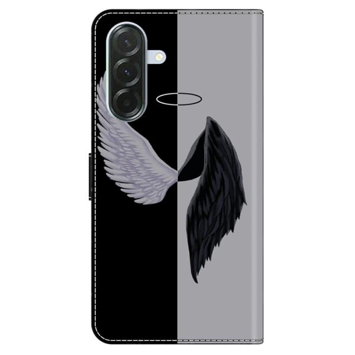 OEM - Samsung Galaxy A37 Plånboksfodral Konstläder Magnetisk Stängning - Svart