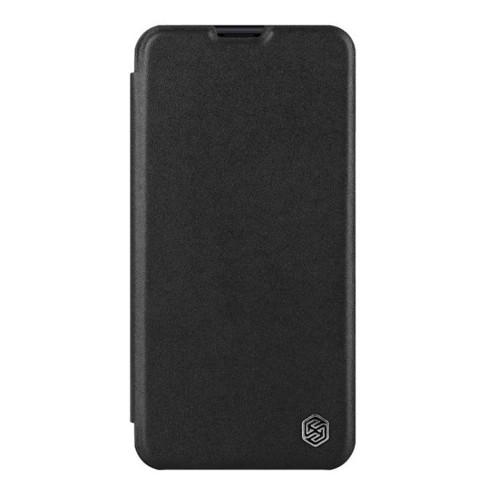 Nillkin - Nillkin iPhone 14 Plus Plånboksfodral QinPro Läder Plain - Classic Svart