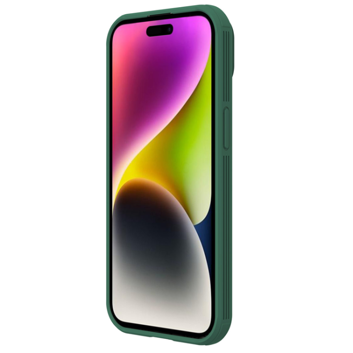 Nillkin - Nillkin iPhone 15 Plus Mobilskal CamShield Pro Magnetic - Grön