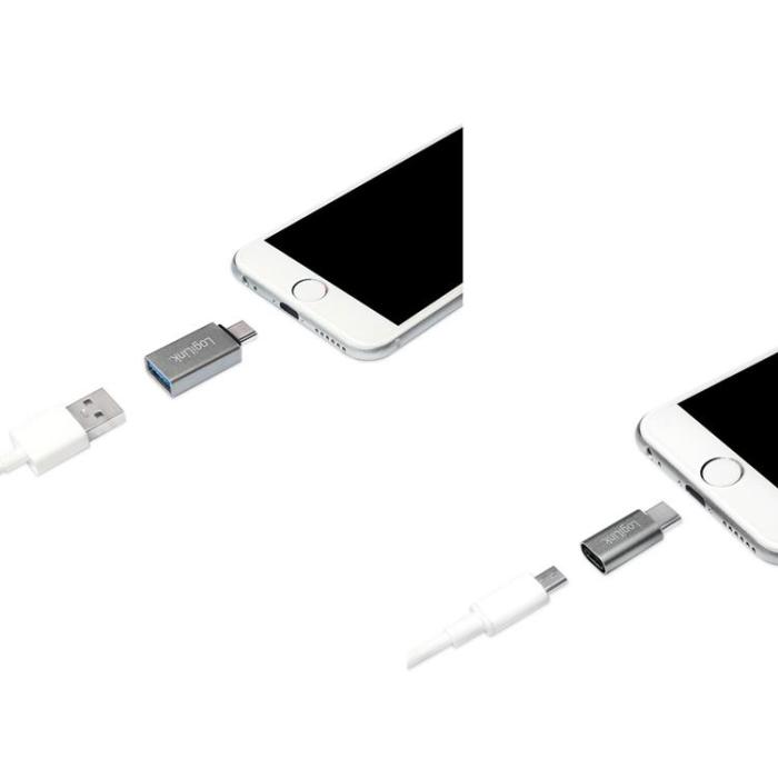LogiLink - Logilink USB-C Till USB Och Micro USB Adapter