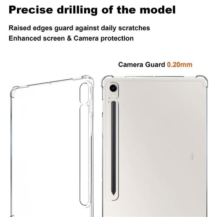 OEM - Galaxy Tab S9 Skal TPU Shockproof - Transparent