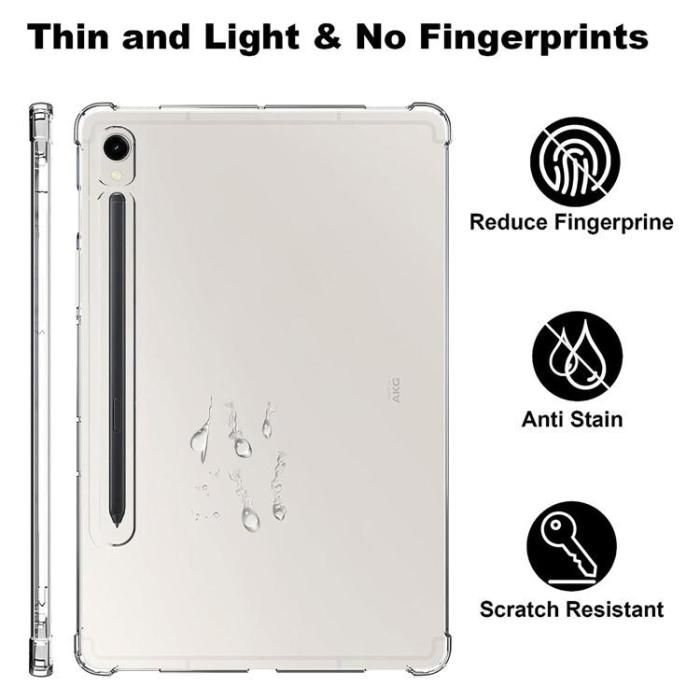 OEM - Galaxy Tab S9 Skal TPU Shockproof - Transparent