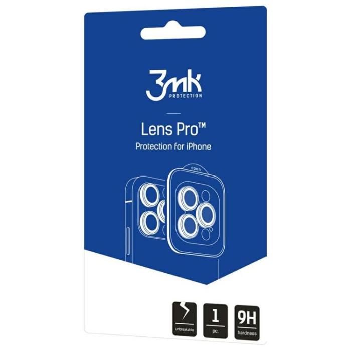 3MK - 3MK iPhone 17 Pro Max/17 Pro Kameralinsskydd Härdat Glas Lens Pro