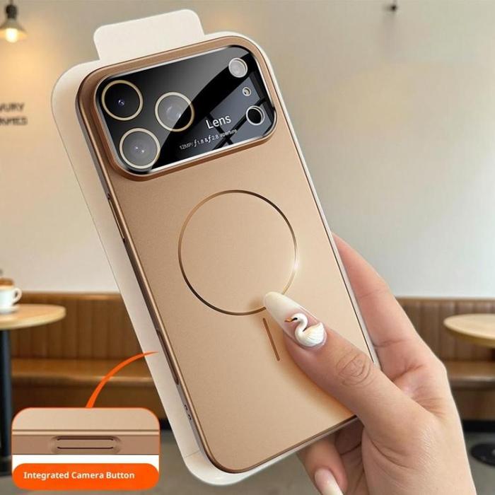 A-One Brand - iPhone 17 Pro Mobilskal MagSafe Skin Touch - Ökenguld