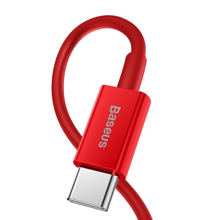 UTGATT5 - Baseus Superior Lightning USB-C Kabel 2m - Röd
