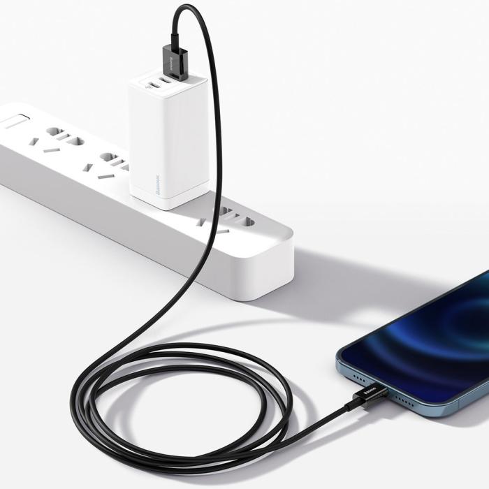 BASEUS - Baseus Superior snabbaddning USB-A till Lightning kabel 2m