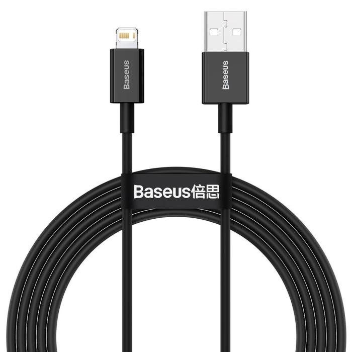 BASEUS - Baseus Superior snabbaddning USB-A till Lightning kabel 2m