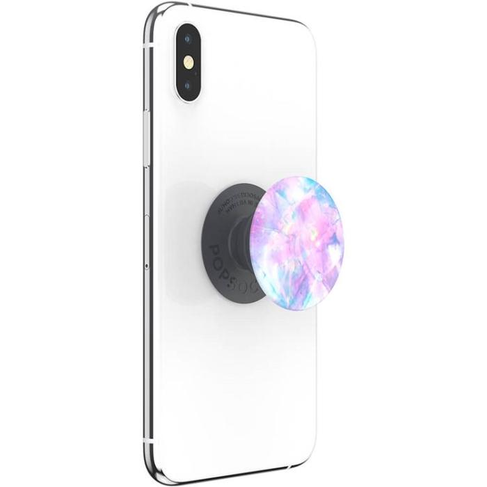 PopSockets - Popsockets Basic Grip Med Ställfunktion - Crystal Opal