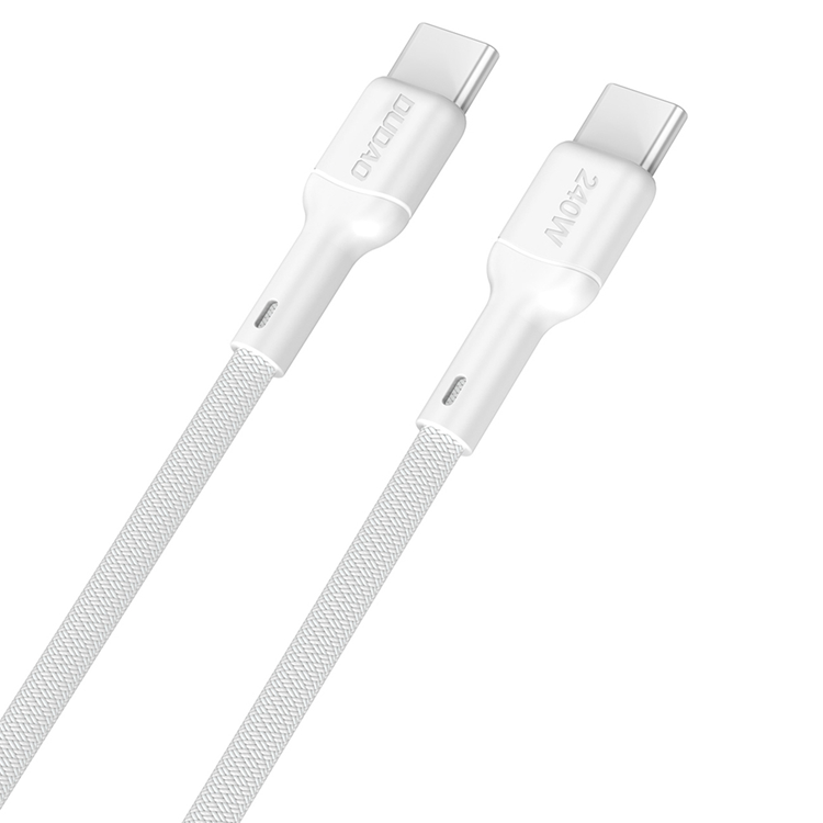Dudao USB-C till USB-C kabel 240W 1.2m L9C Max - Vit | 3541 | AlltMobil