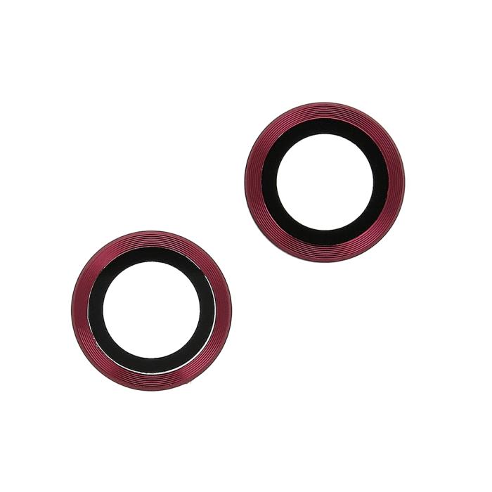 OEM - iPhone 14 Linsfodral med Extra Linser - Magisk Lila