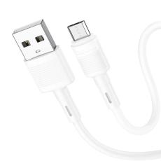 Hoco - Hoco USB-A - Micro-USB 2.4A Kabel 1m X83 - Vit