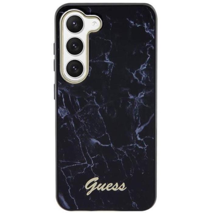 Guess - Guess Galaxy S23 Plus Mobilskal Marble - Svart
