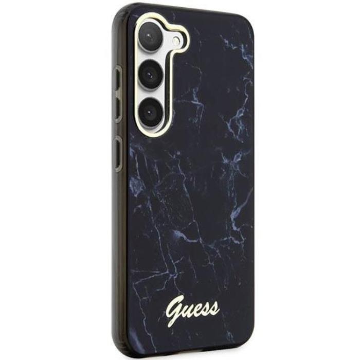 Guess - Guess Galaxy S23 Plus Mobilskal Marble - Svart